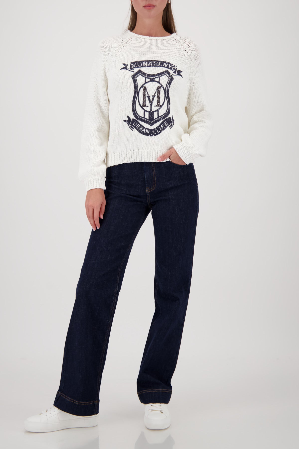 Off white Ribbon Emblem Sweater
