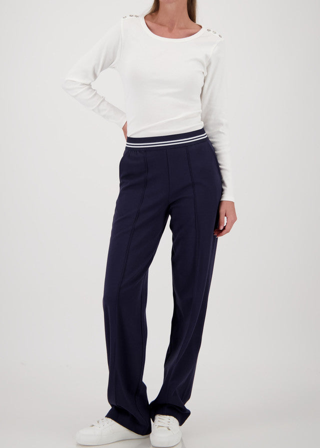 Jersey Rib Pants Marine