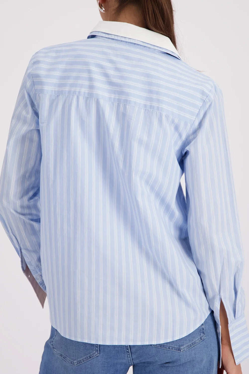 Striped Blouse Sky