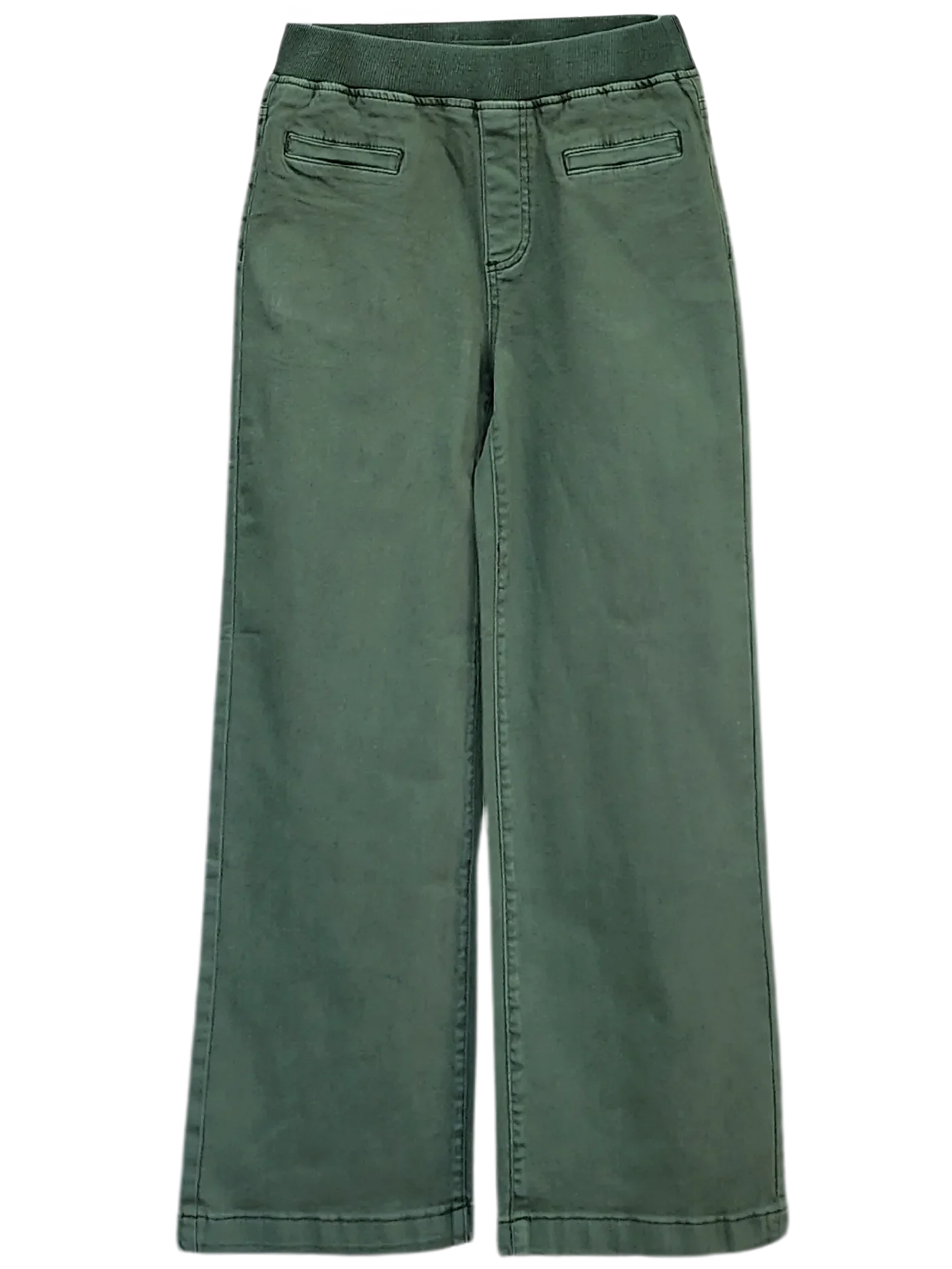 Maddy Pull on Jean Wide Leg Khaki