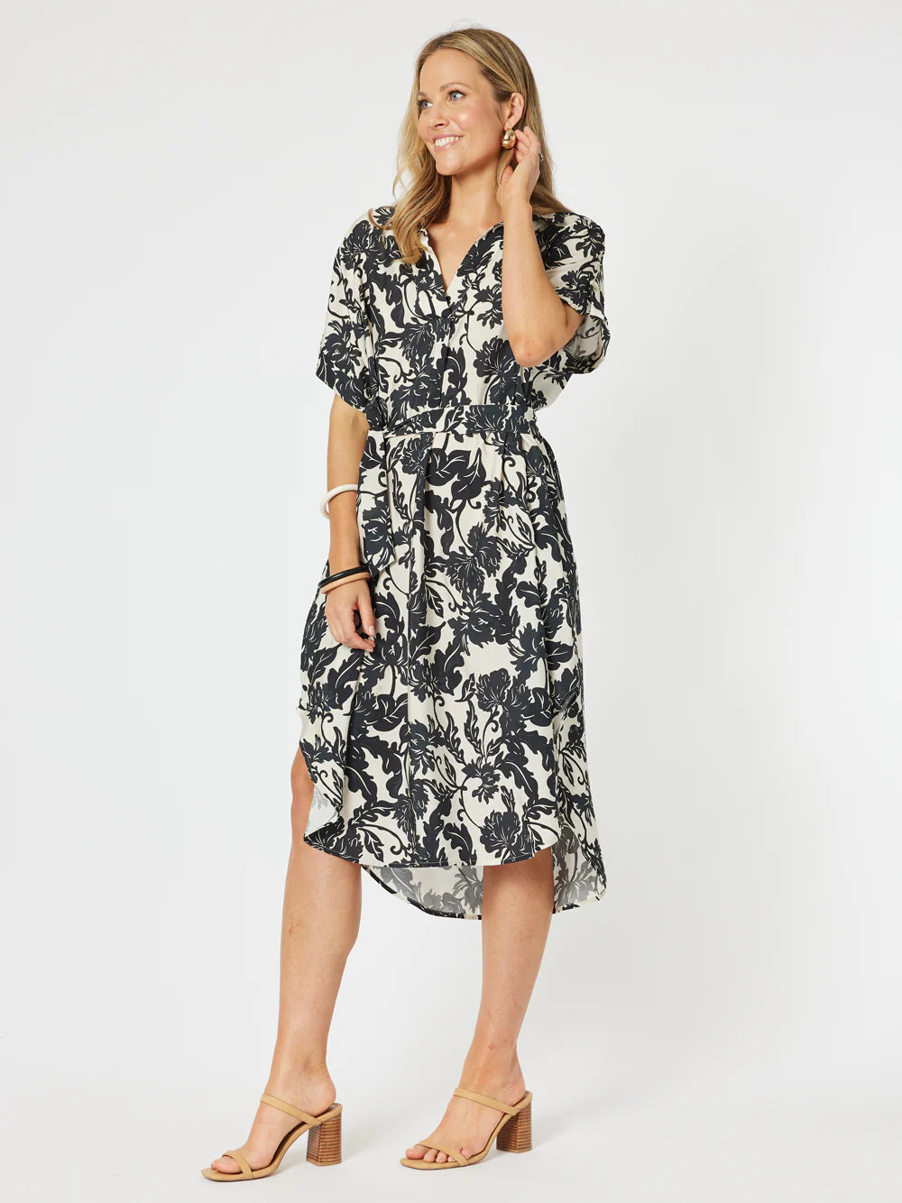 Ivy Dress Black Print