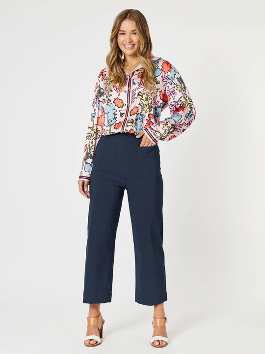 Marine Wide Leg Pant