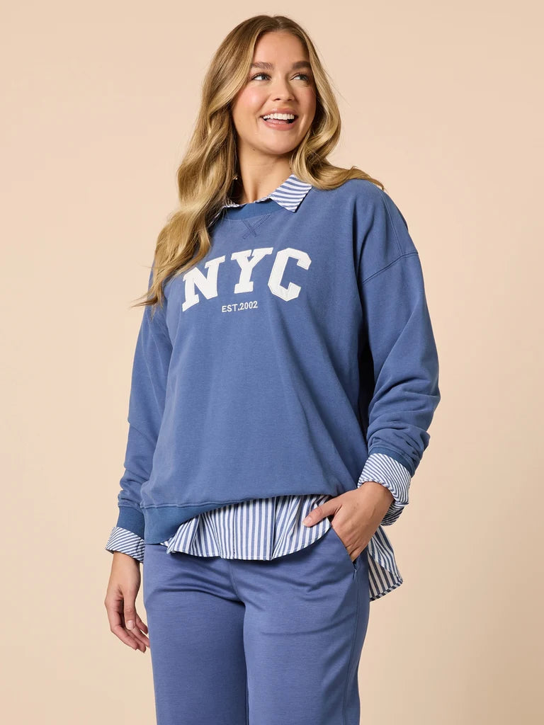 NYC Sweatshirt  Denim