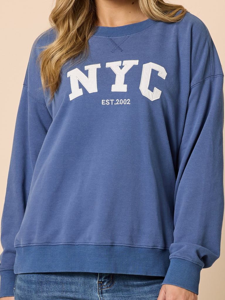 NYC Sweatshirt  Denim