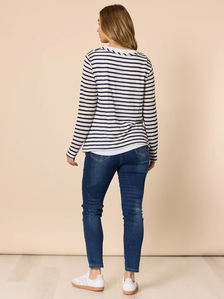 Duo Stripe Top