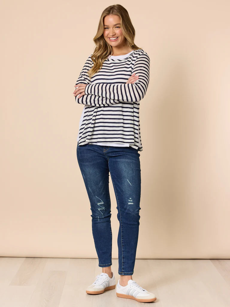 Duo Stripe Top