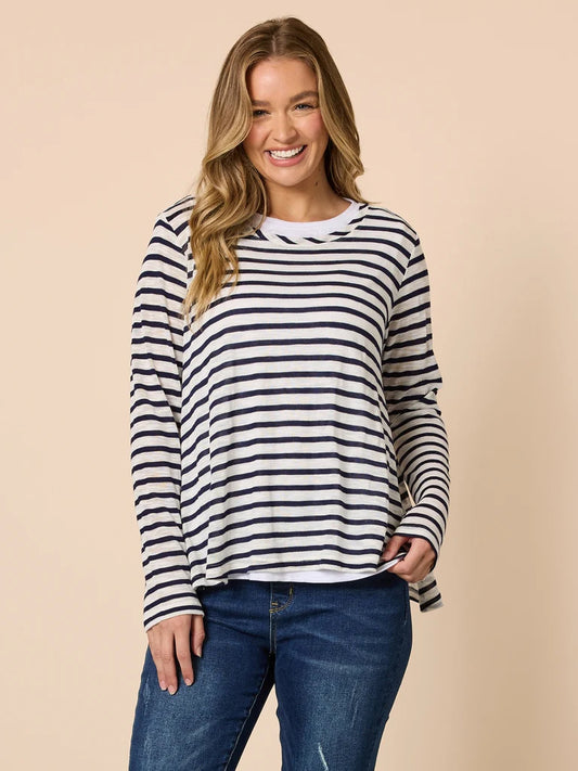 Duo Stripe Top