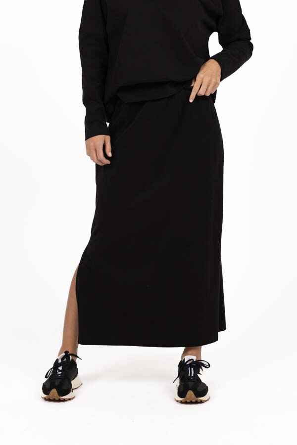 Banter Skirt Chocolate & Black