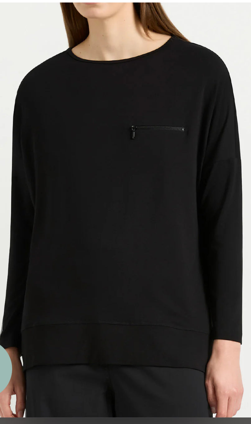 MELA PURDIE ZIP POCKET SWEATER