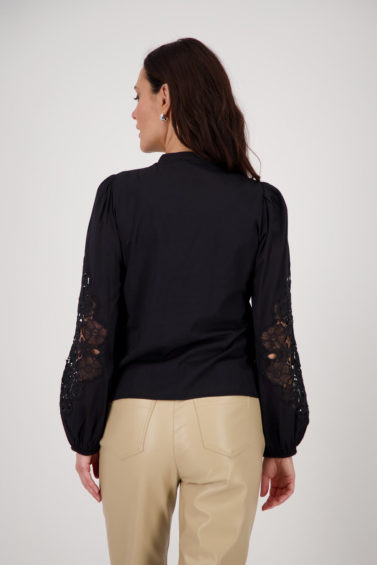 Lace On the Sleeve Shirt