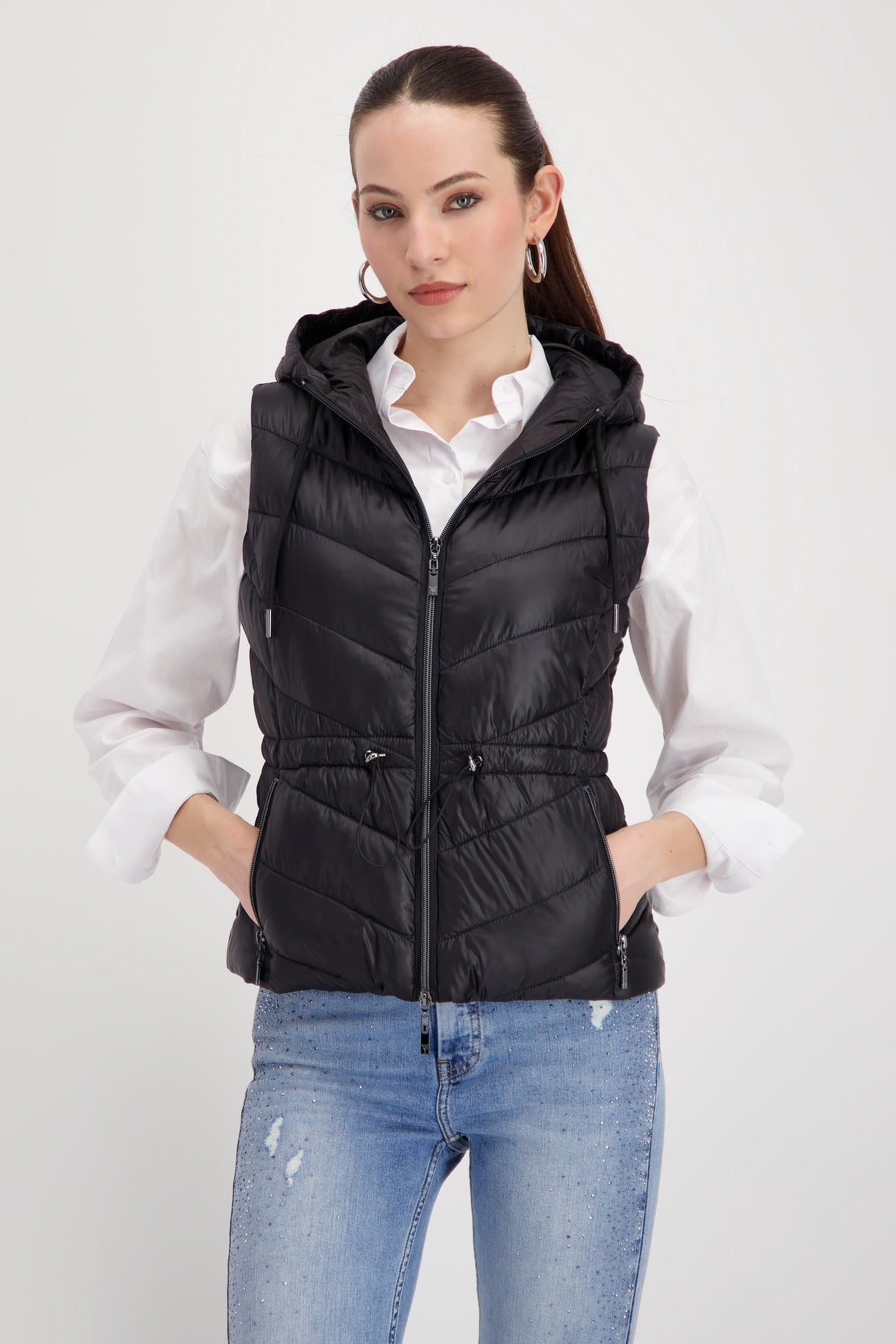 Quilted Waistcoat Black