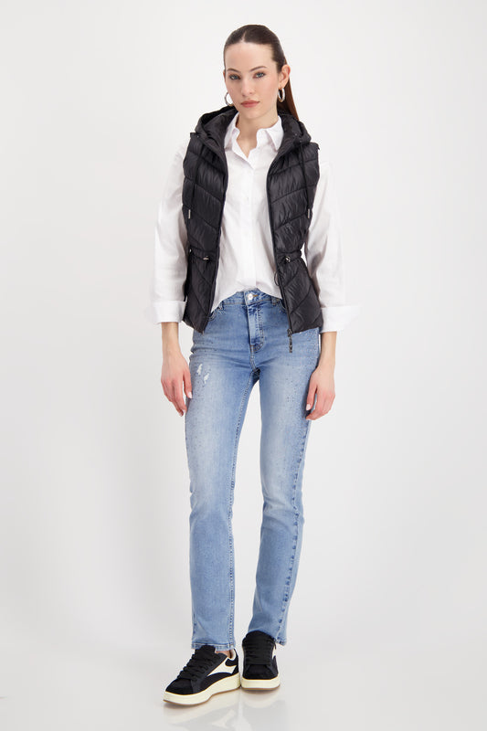 Quilted Waistcoat Black