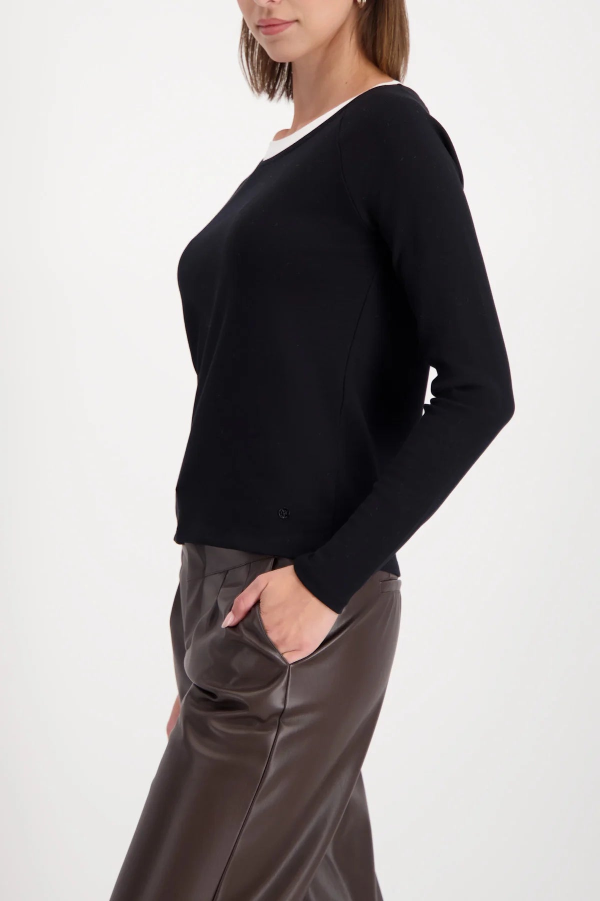 Basic Ribbed 2 in 2 T-shirt