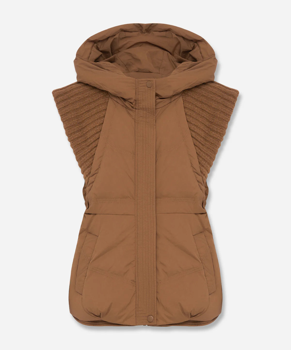 Chaka Vest Nutmeg Black