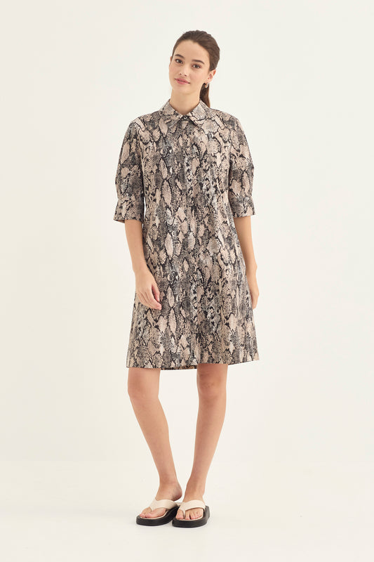 Acrobat Serpent Nori Dress