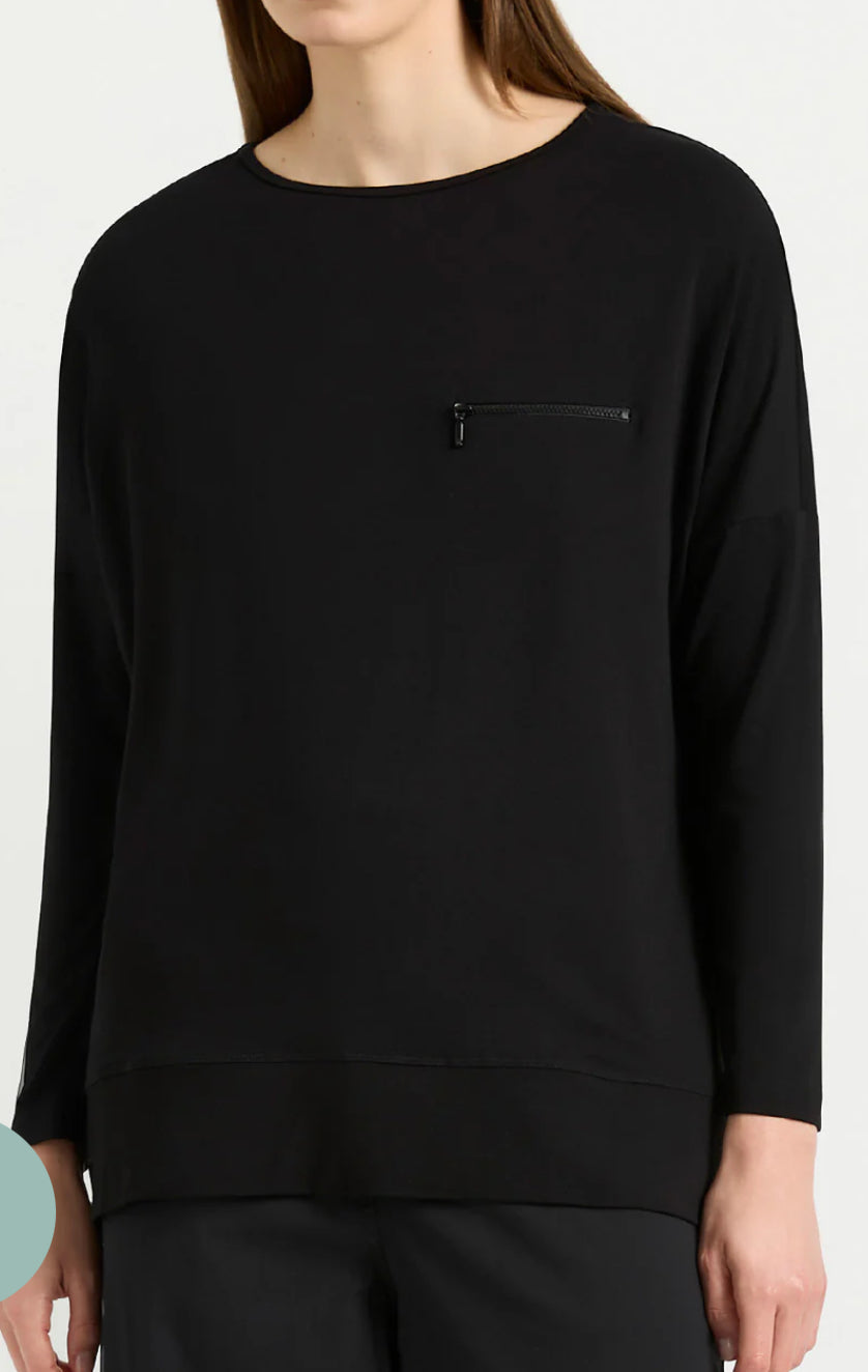 MELA PURDIE ZIP POCKET SWEATER