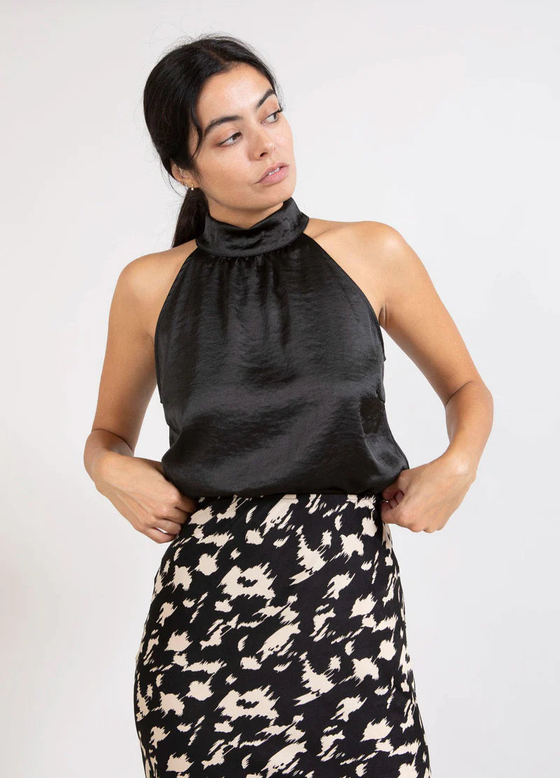 Skyler Mid Length Print Skirt