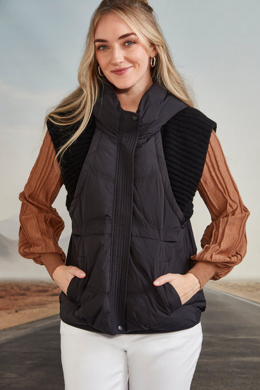 Chaka Vest Nutmeg or Black