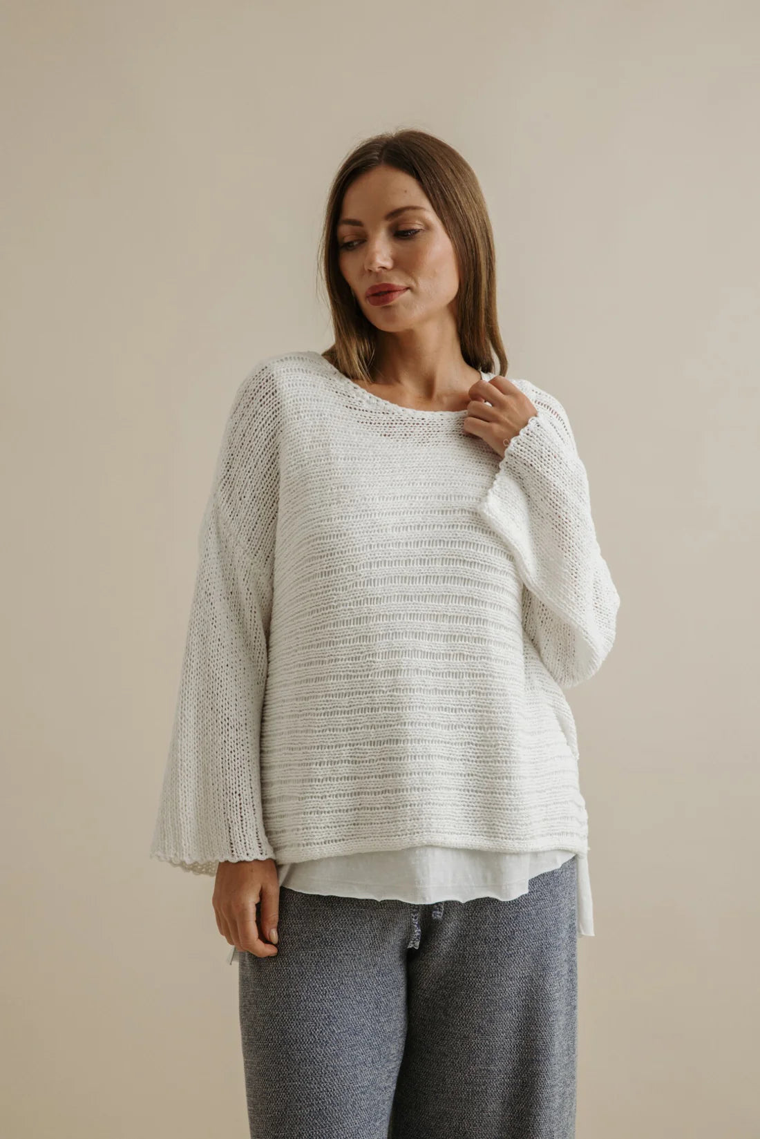Coast to Coast Pullover White or Blue pool