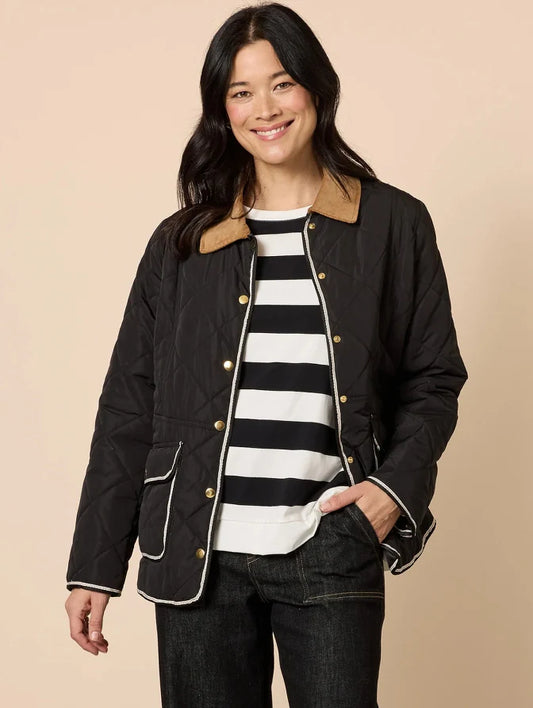 Colorado Quilted Jacket Black