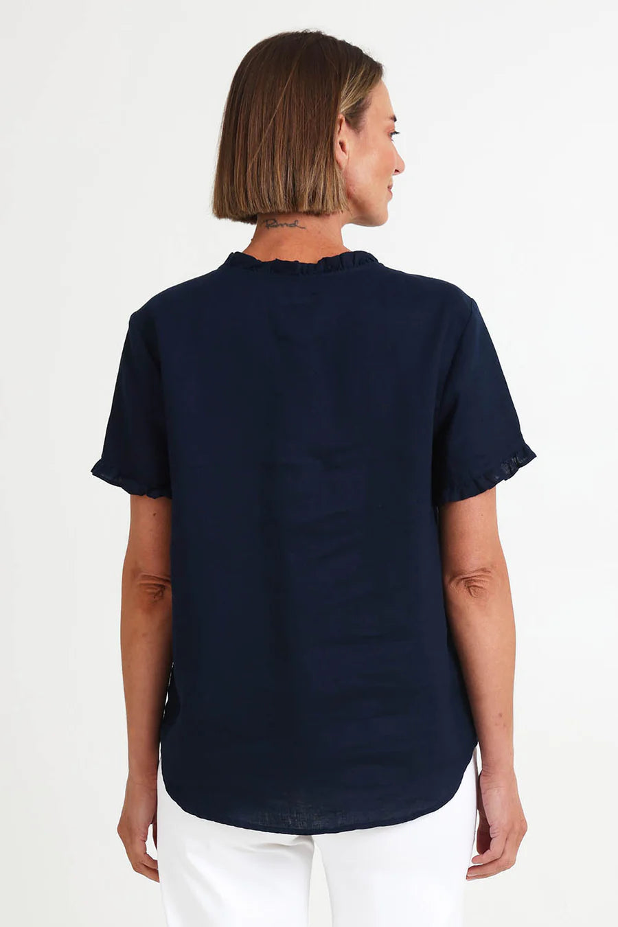 Audrey Linen Top