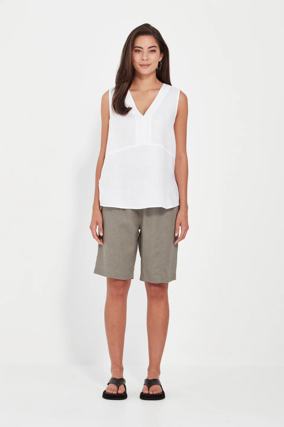 Gala Tank Denim or White