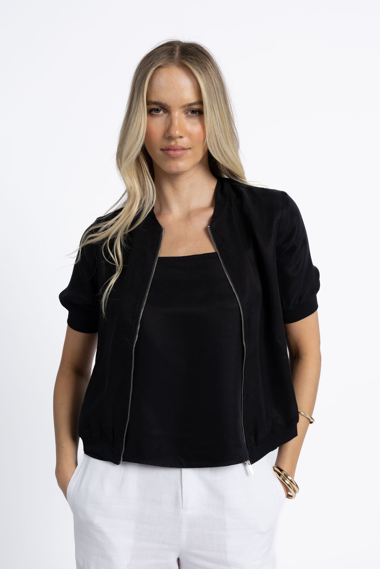 Harper Jacket  Black or Ivory