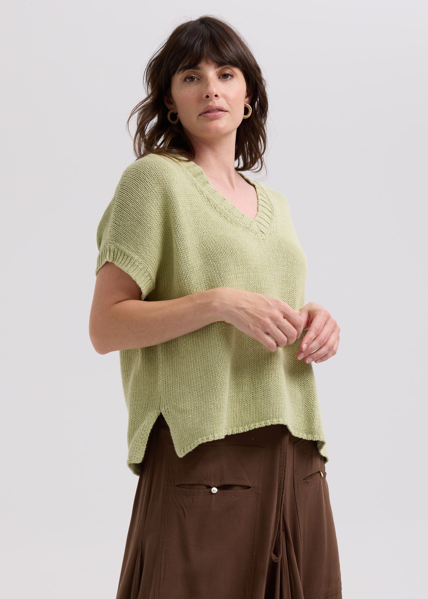 Textured V Top 2 colours