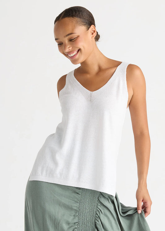 Tank Top to match Offset Cardi 2 colours