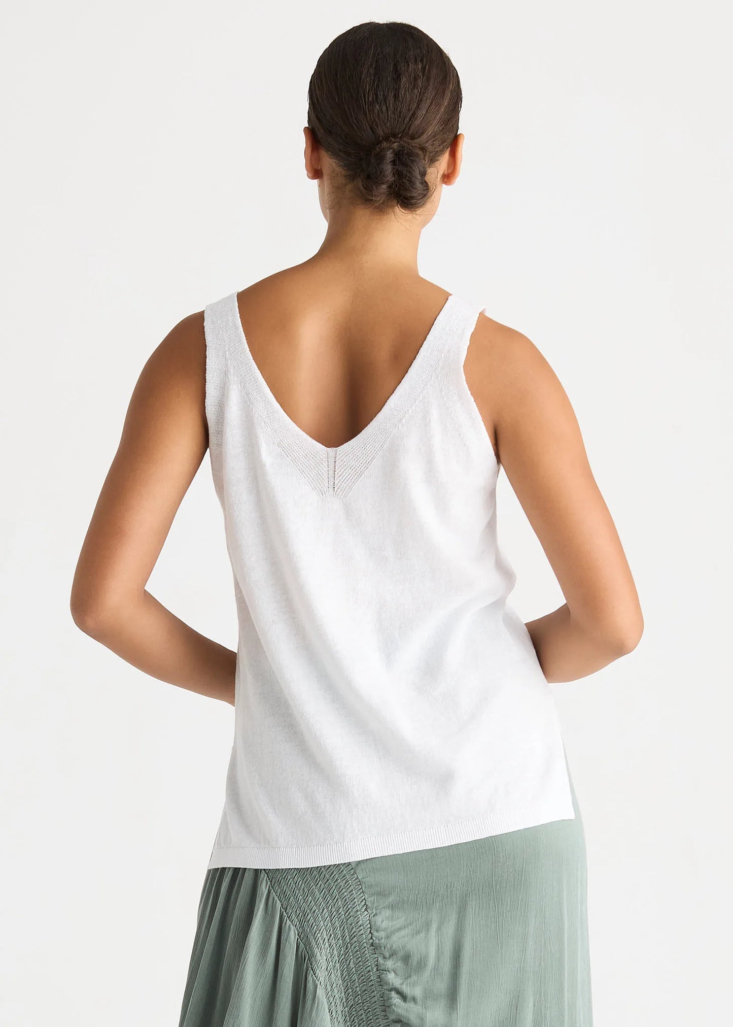 Tank Top to match Offset Cardi 2 colours