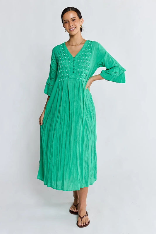 Marilyn Midi Dress – Sea