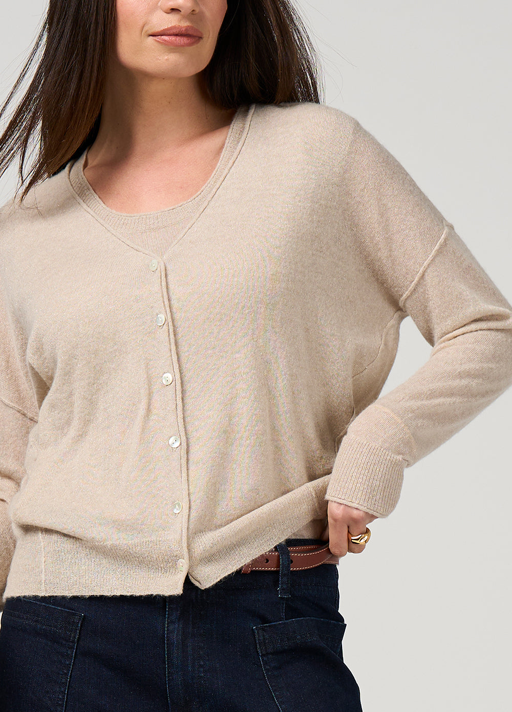 Lumira Cardi Oyster