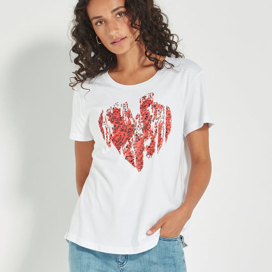 L'Amour Top  White & Black
