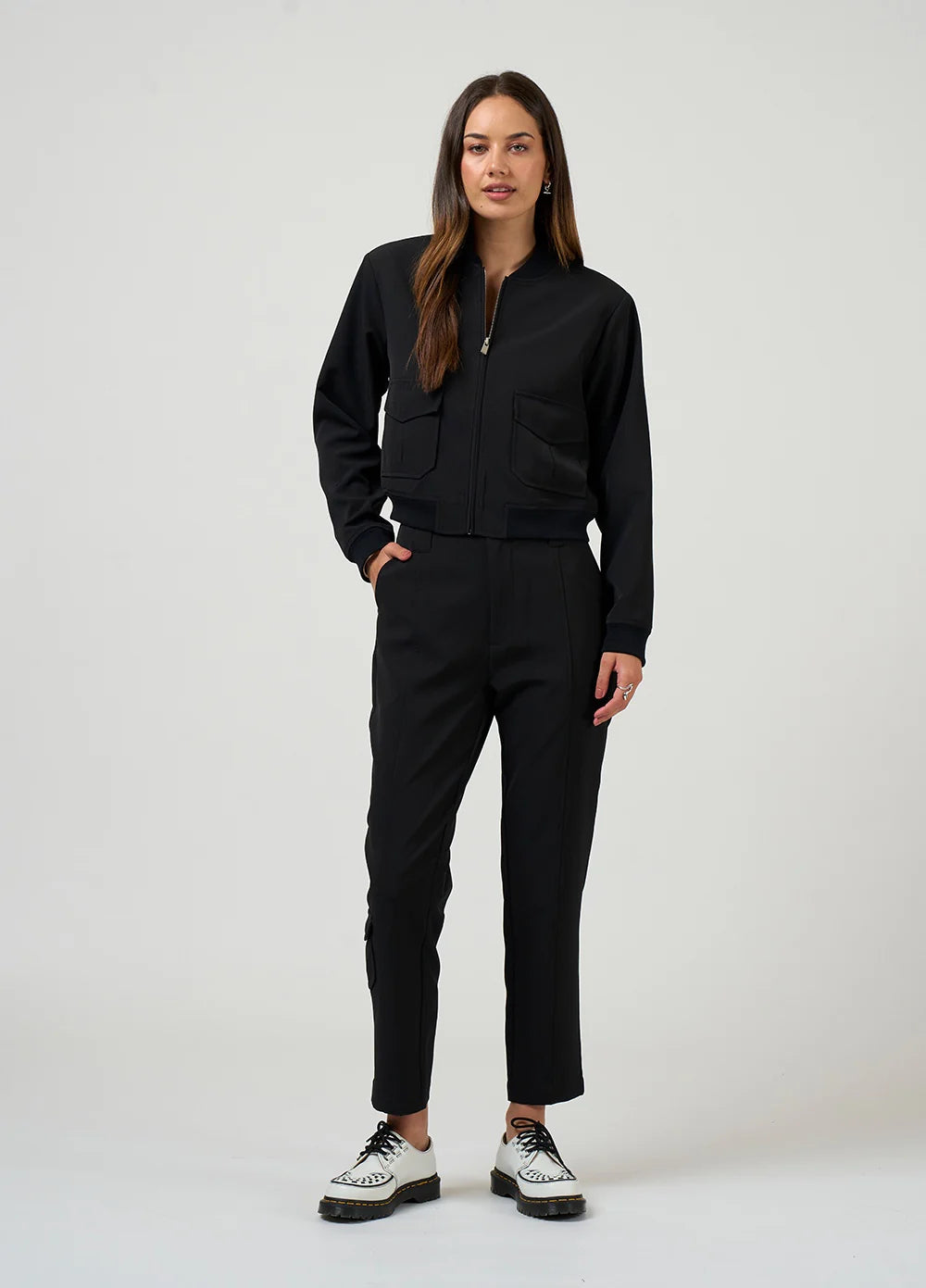 Calvary Pant Vanilla & Black