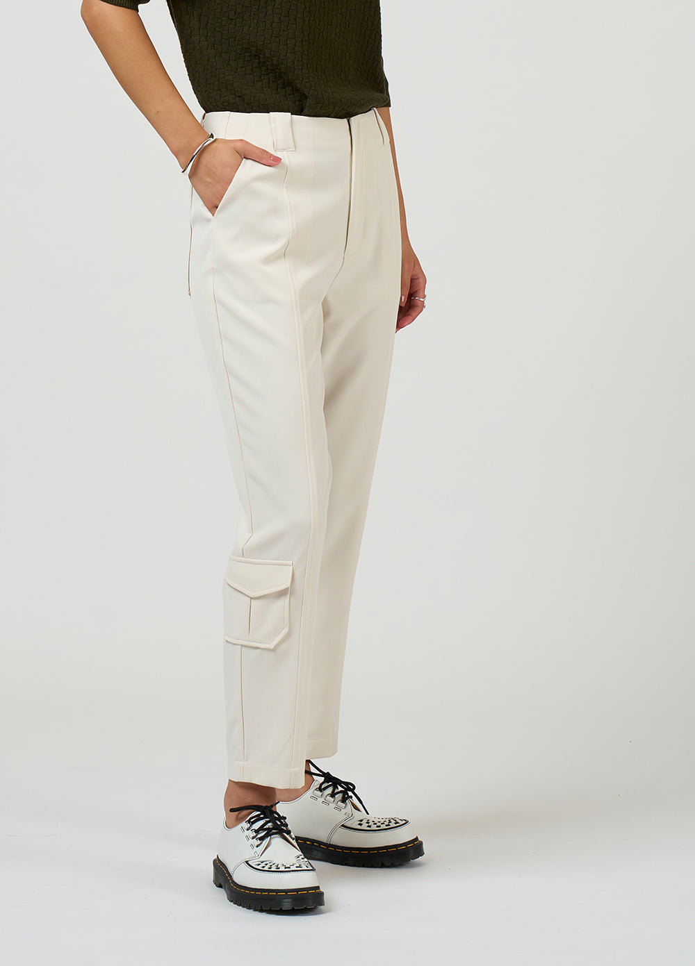 Calvary Pant Vanilla & Black