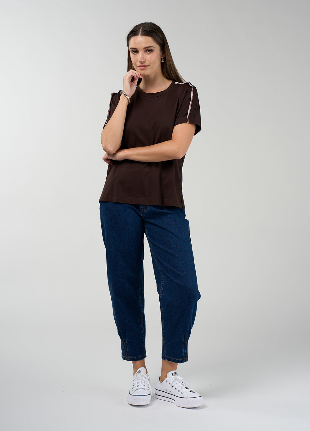 Duality Tee -  Chocolate / Lush