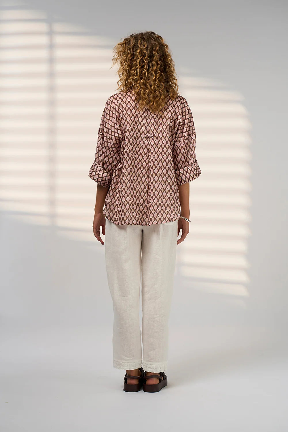Double Up Shirt Blush Multi
