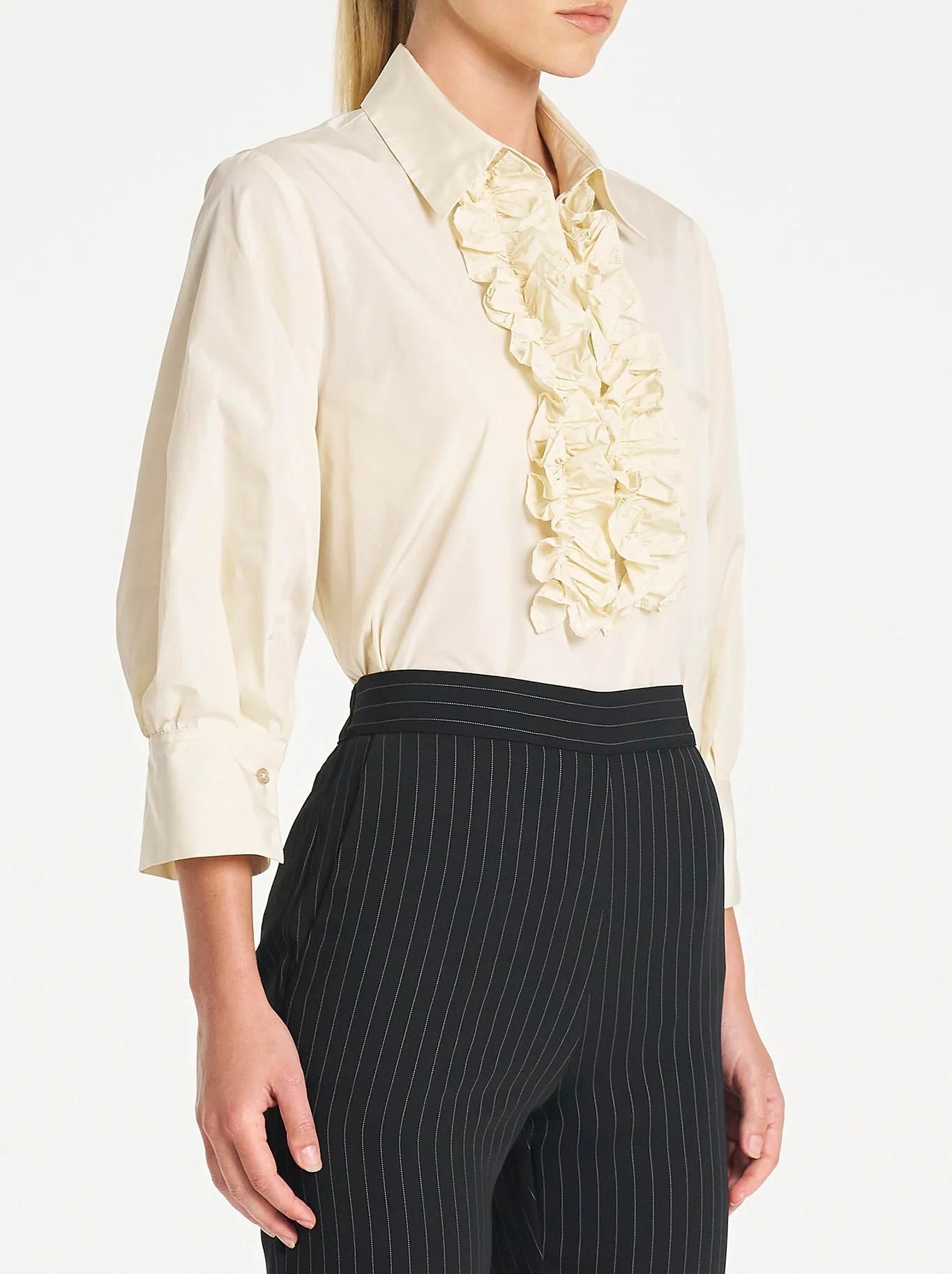Ruffle Resort Top Vanilla