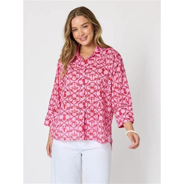 Laguna Beach Print Shirt
