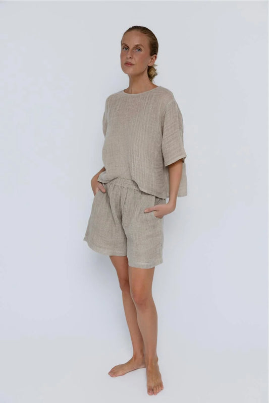 Olivia Linen Top