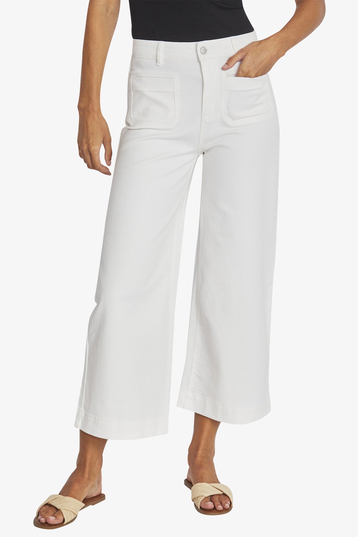 Brooke Pocket Pant Ivory