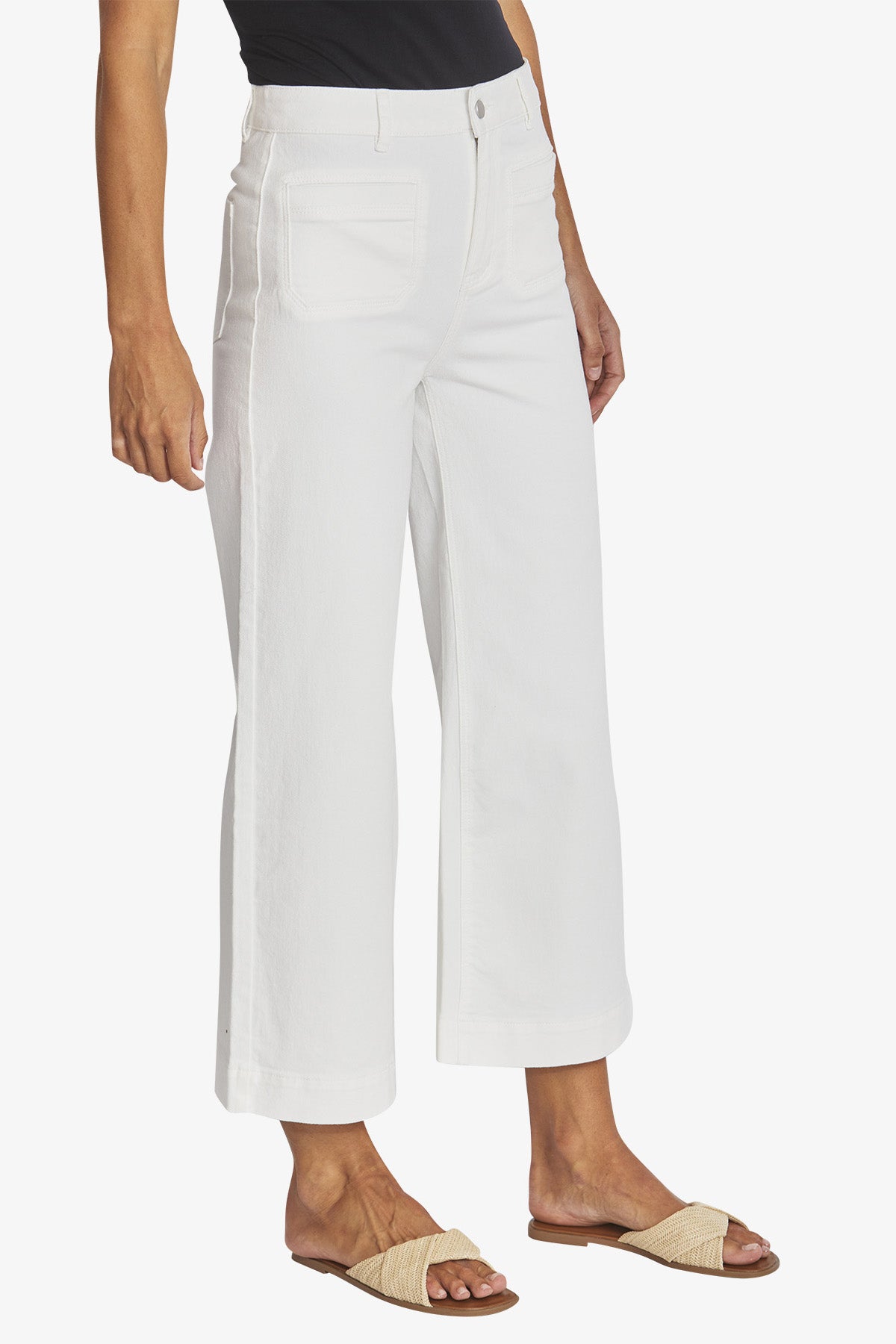 Brooke Pocket Pant Ivory