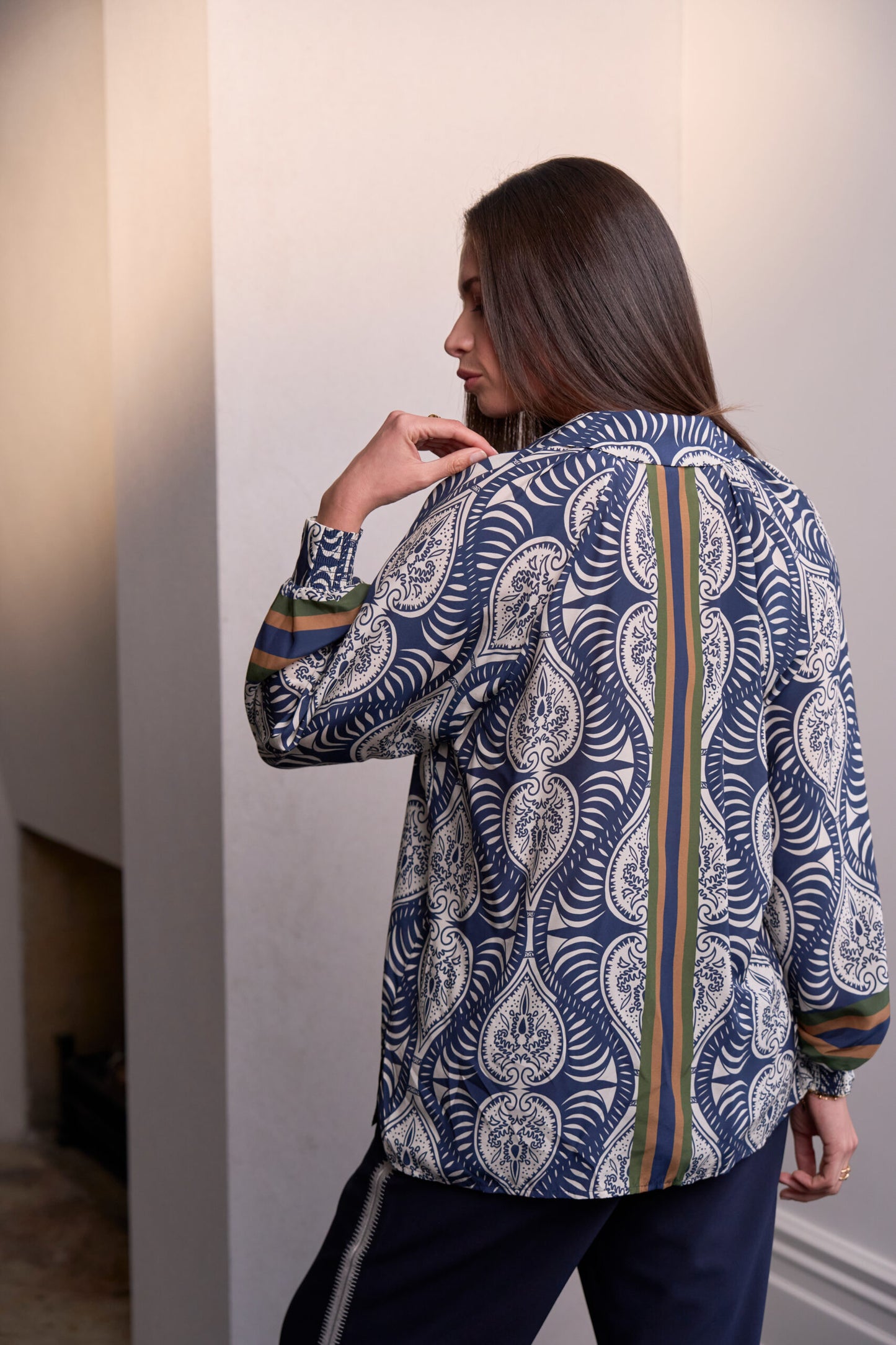 Opaline Top Indigo Multi