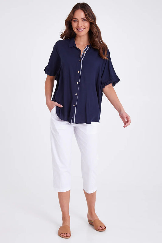 Santorini Cotton Pant White