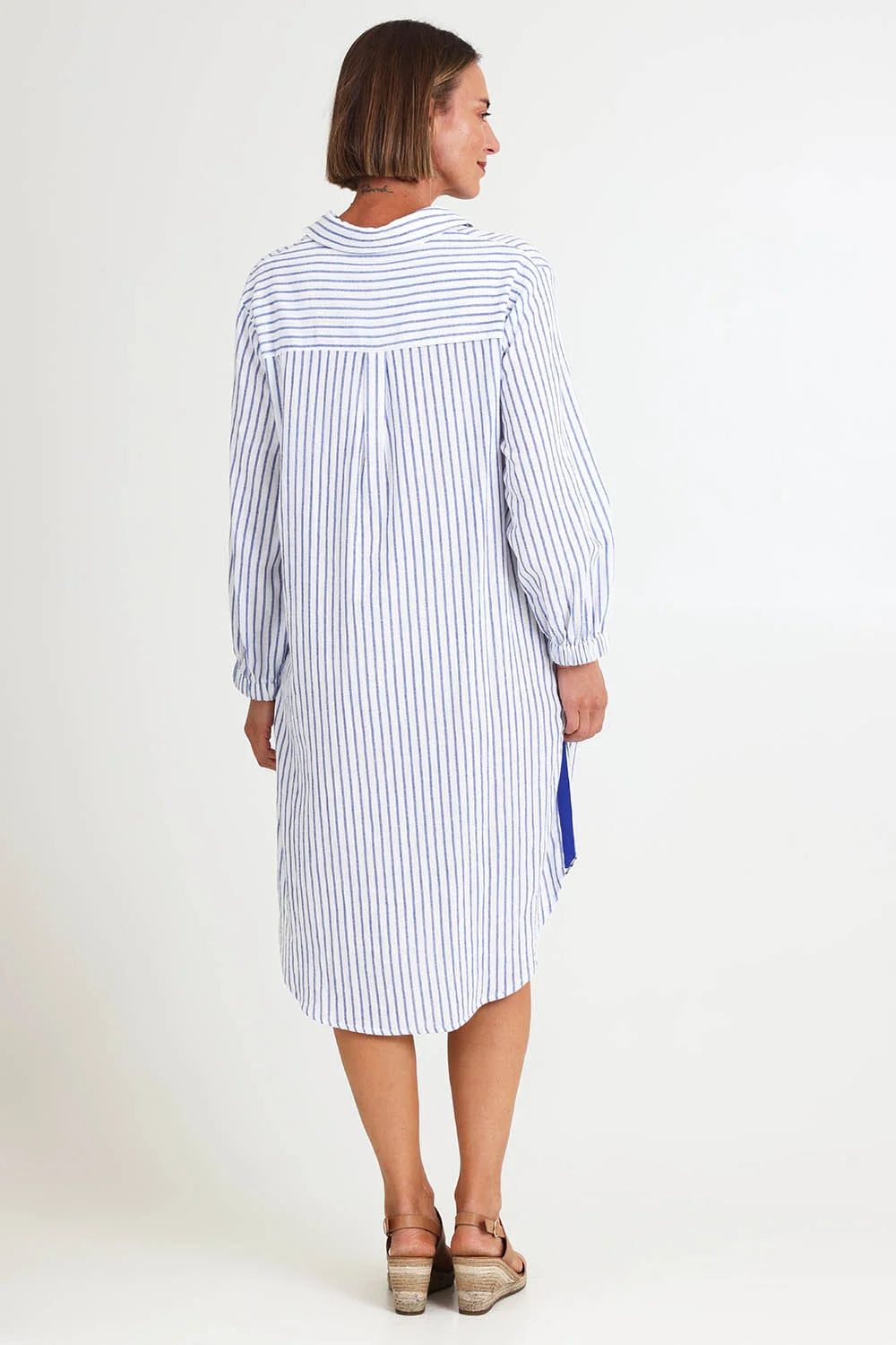 Coast Stripe Shirtdress