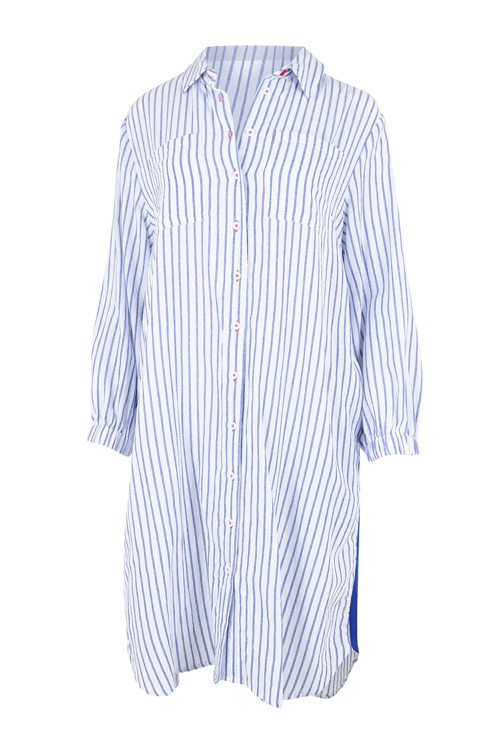 Coast Stripe Shirtdress