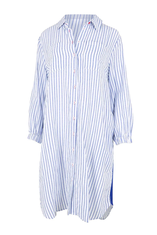 Coast Stripe Shirtdress
