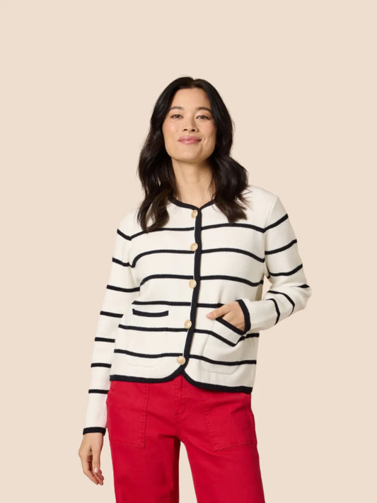 Hampton Stripe Cardi