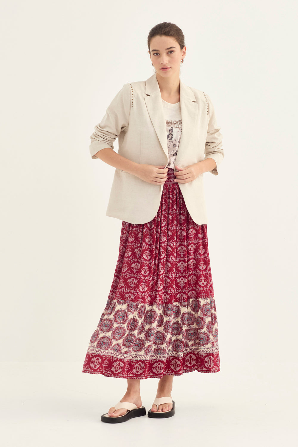 Vanessa Blazer Cashew