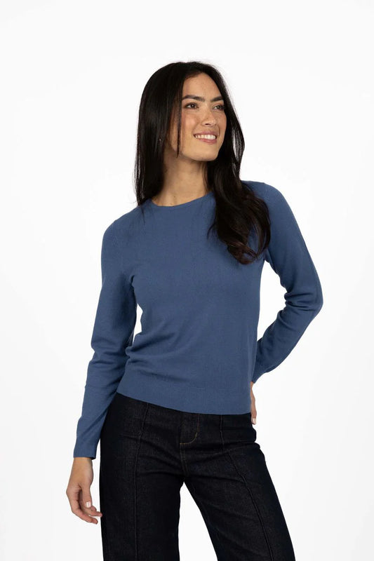 Mae Jumper  Bijou Blue & Black